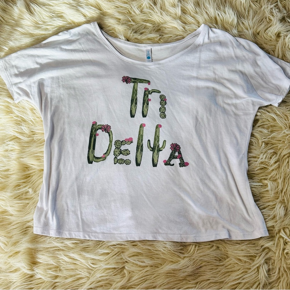 Tri Delta cactus 🌵 flowwy tee shirt